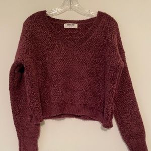 Super Cute Maroon Sweater - Double Zero
